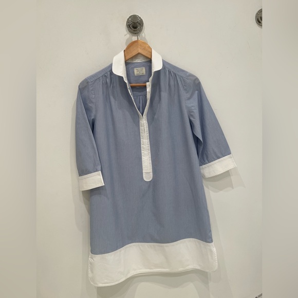 Rag and bone blue and white tonenick top. - Picture 1 of 3